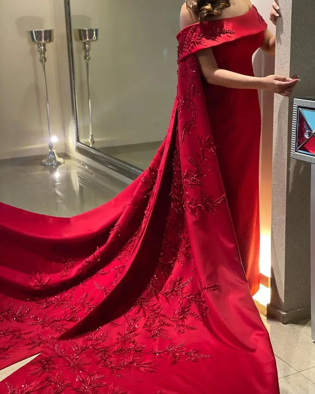 Women Formal Party Wear Dress - Customized Ankle Length Sheath Dresses Evening