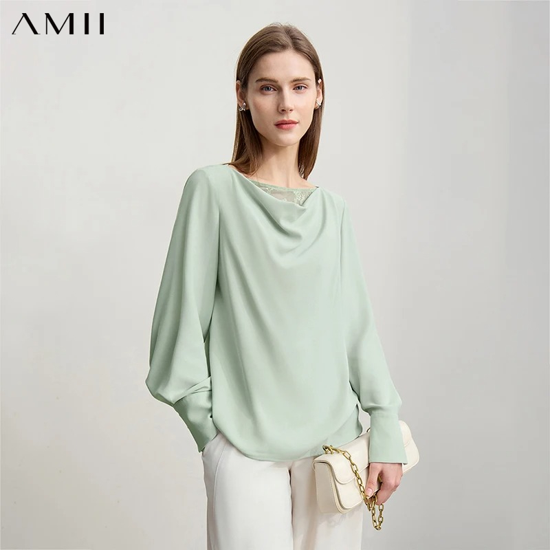 Women'S Formal Wear Blouse - Amii Women's Autumn Blouse 2026 New