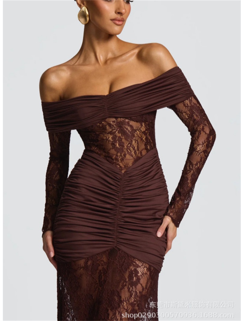 Women Formal Party Wear Dress - Sexy Lace Mermaid Women Prom Dress