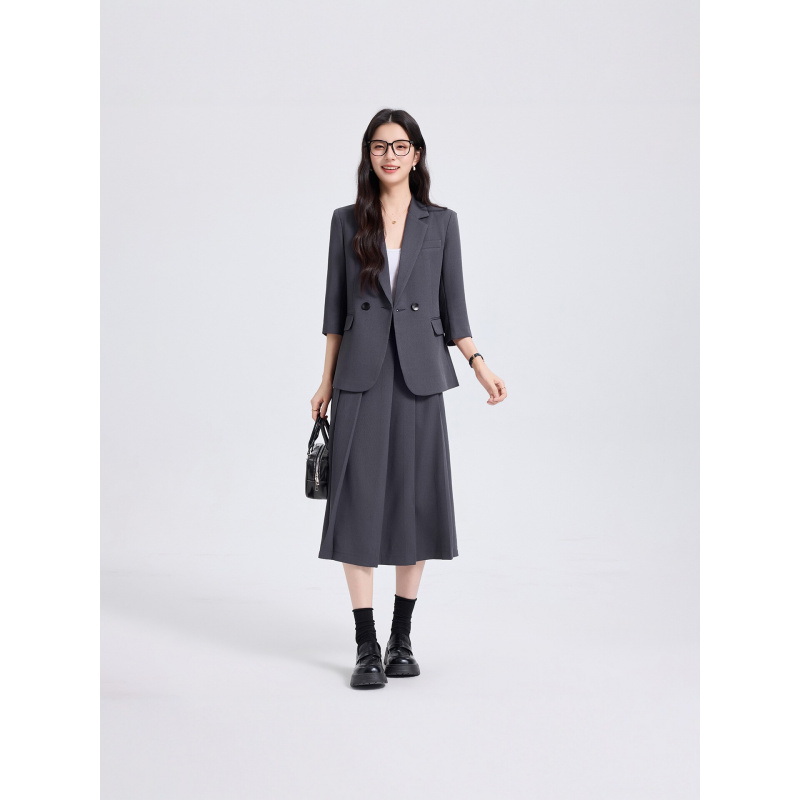 Women'S Formal Wear Pants Suit - Navy Blue Women's Suit Set for