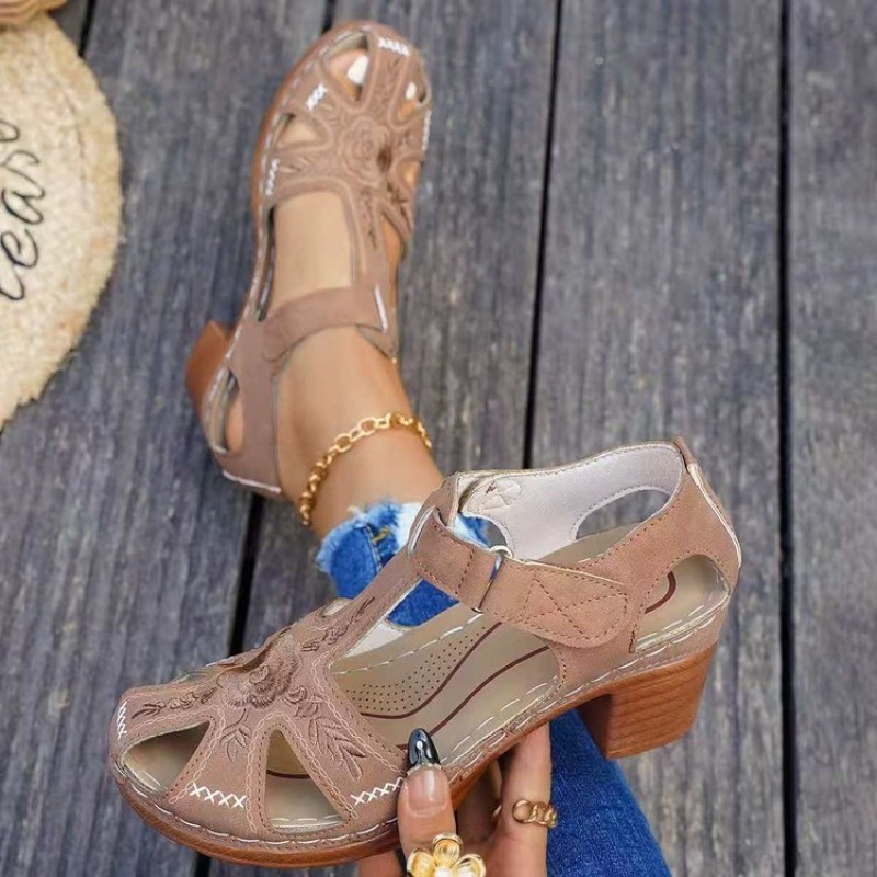 Women's Sandals Mid Block Heel - Formal Women Daily Wear Sandals review and price