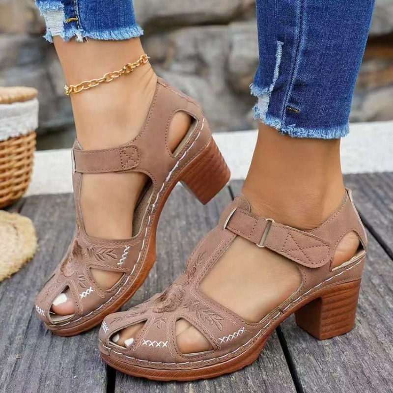 Women's Sandals Mid Block Heel - Formal Women Daily Wear Sandals review and price