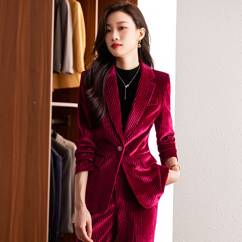 Women's velvet blazer for autu - High End Women'S Formal Wear review and price