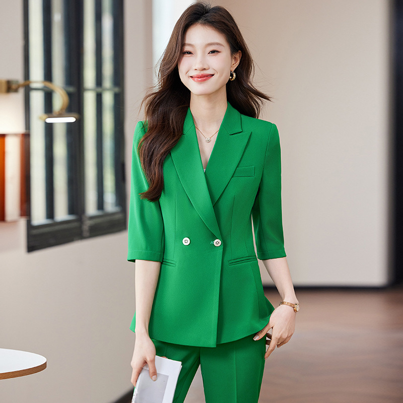 Women's mid-sleeve blazer, spr - High End Women'S Formal Wear review and price