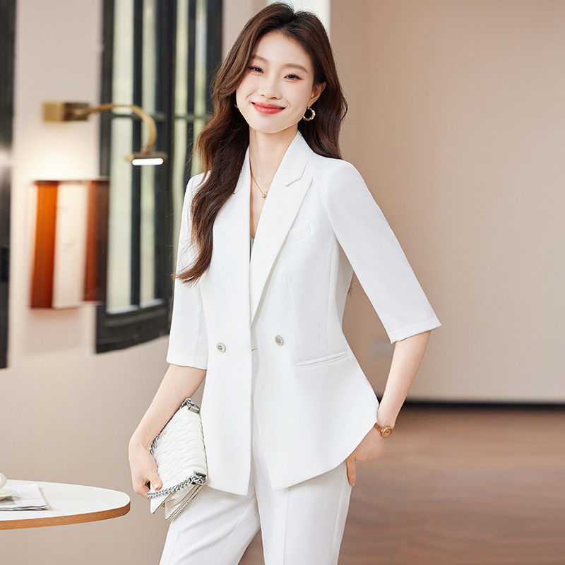 Women's mid-sleeve blazer, spr - High End Women'S Formal Wear review and price