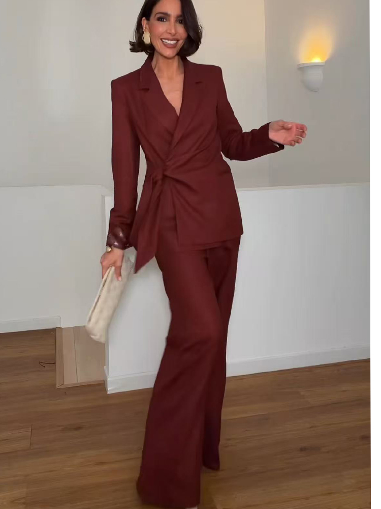 Fashion Office Ladies Blazer P - Women'S Formal Wear Pants Suit review and price