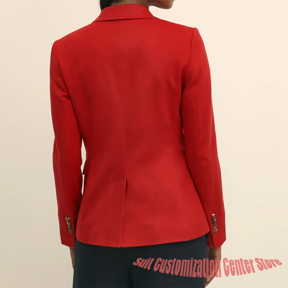 Women's Navy Woolen Clothes Si - Women'S Formal Wear Pants Suit review and price