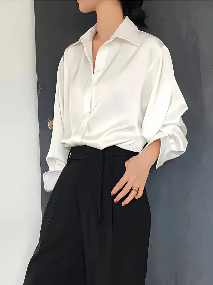 Plus Size Casual Women Silk Sh - Women'S Formal Wear Blouse review and price