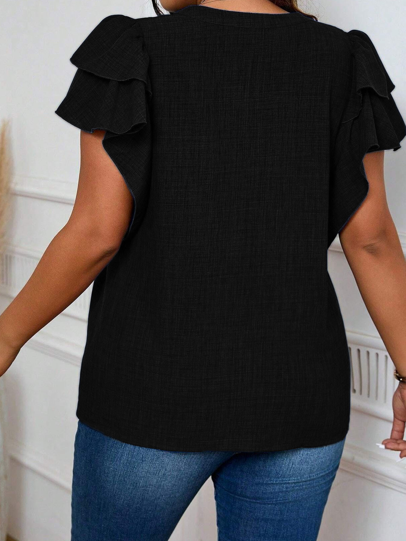 Women's Plus-Size Elegant Tier - Women'S Formal Wear Blouse review and price