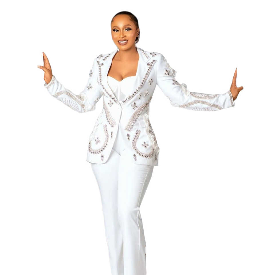 Luxury Women Pants Suits 2 Pcs - Women Formal Party Wear Dress review and price