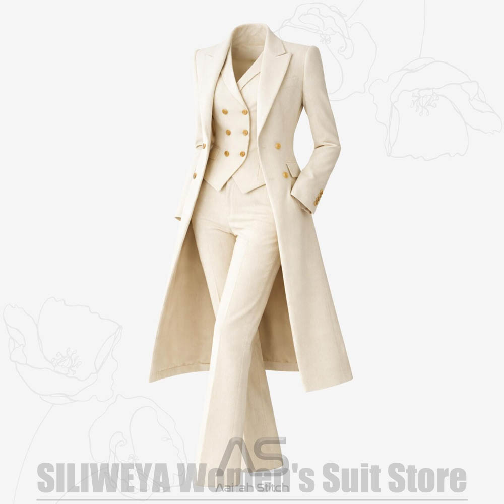 Women's Suit 3 Piece Double Br - Women'S Formal Wear Pants Suit review and price