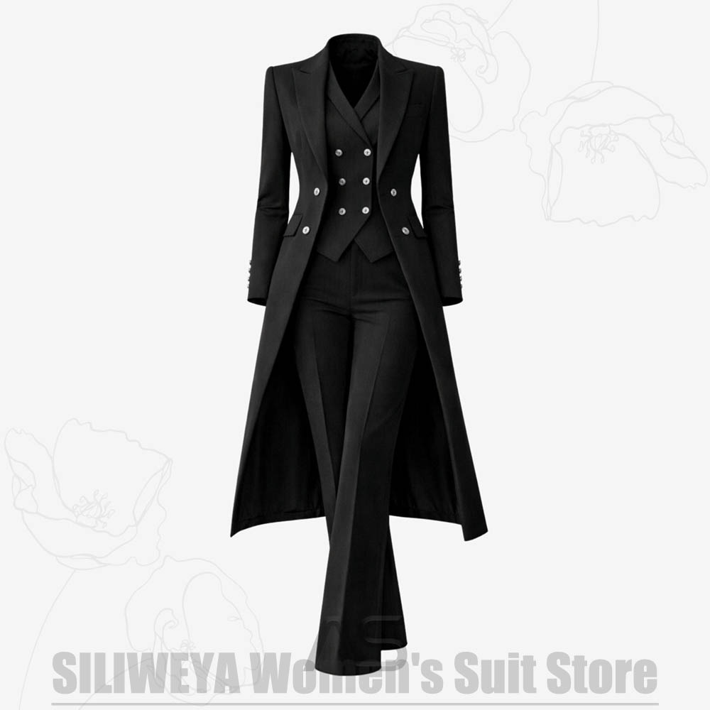 Women's Suit 3 Piece Double Br - Women'S Formal Wear Pants Suit review and price