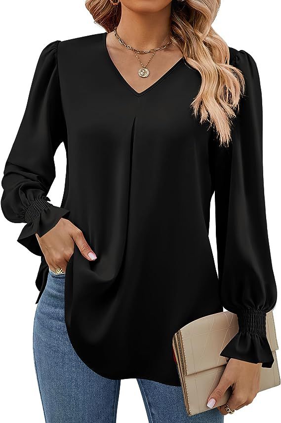 Women's Long Sleeve Shirt Spri - Women'S Formal Wear Blouse review and price