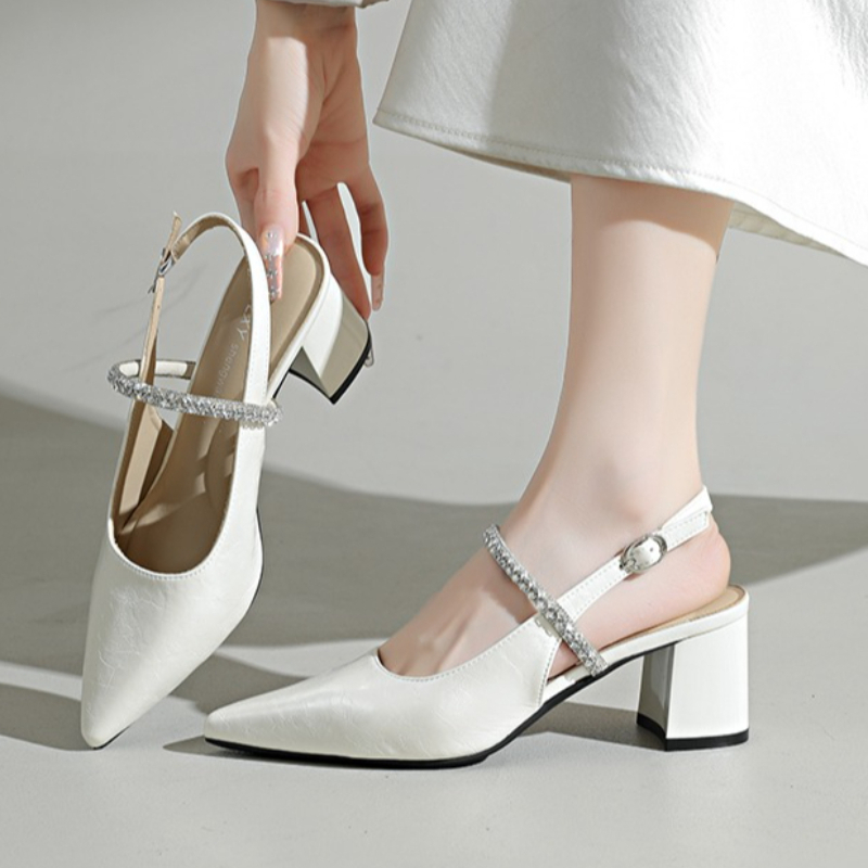 Women's Square Toe Rhinestone  - Formal Women Daily Wear Sandals review and price