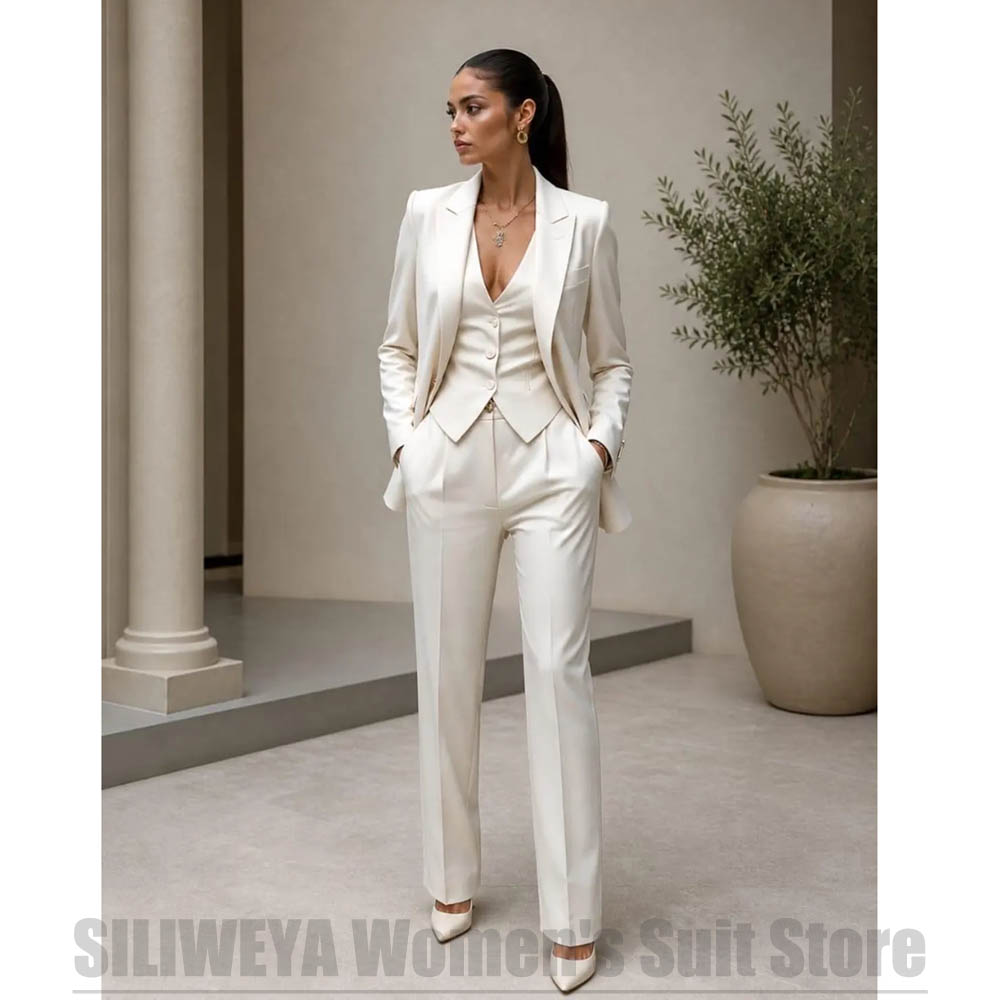 Women 3 Piece Suit Set Blazer  - Women'S Formal Wear Pants Suit review and price