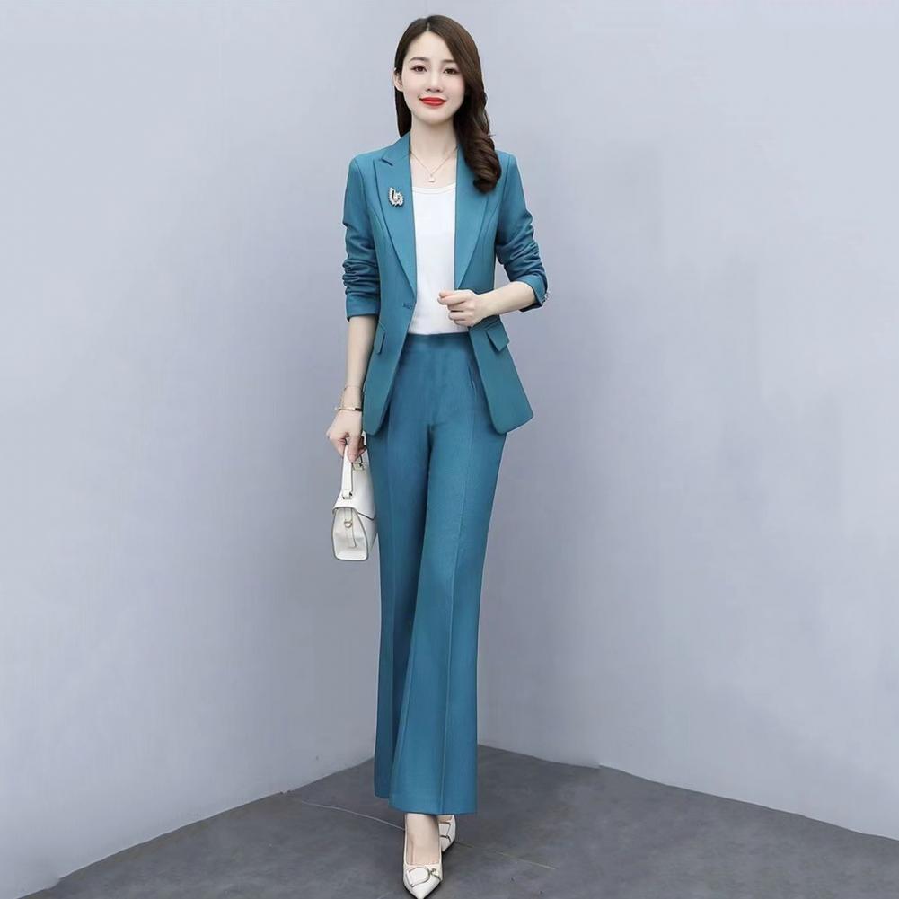 2 Pcs/Set Lady Formal Coat Pan - Women'S Formal Wear Pants Suit review and price