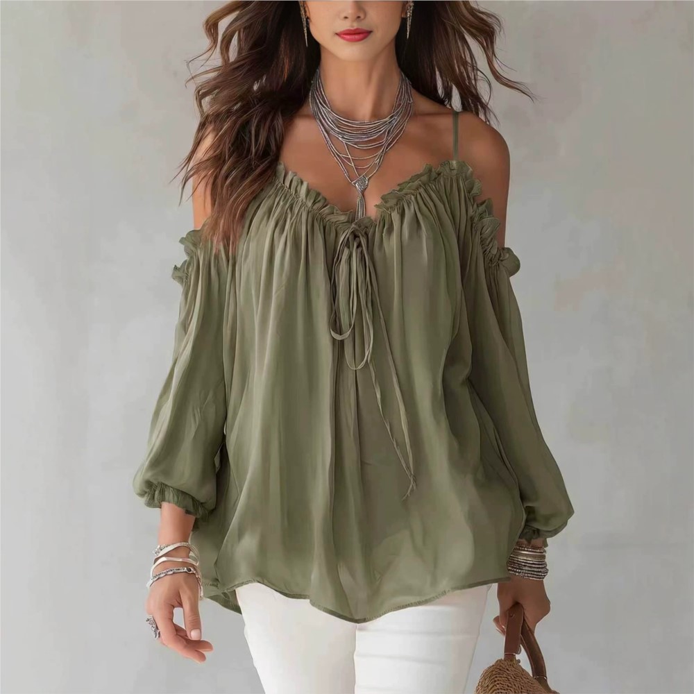 Elegant Off Shoulder Blouse Ru - Women'S Formal Wear Blouse review and price
