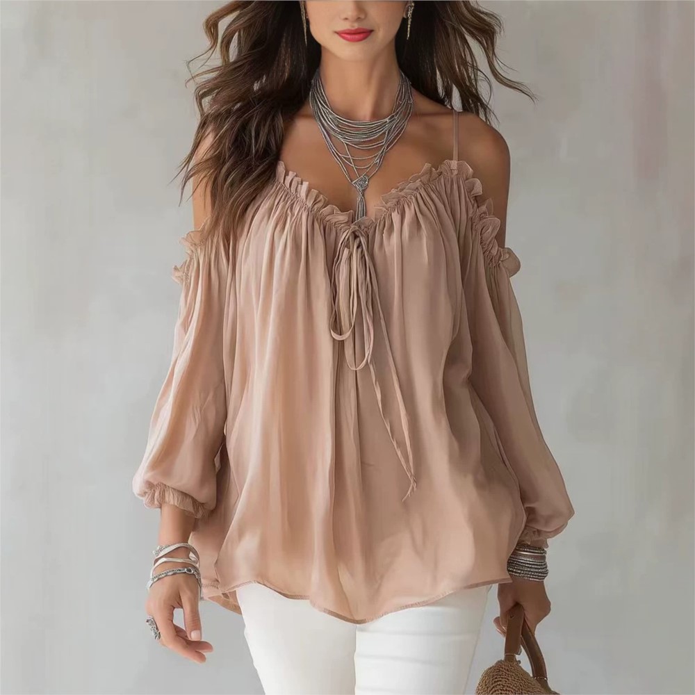 Elegant Off Shoulder Blouse Ru - Women'S Formal Wear Blouse review and price