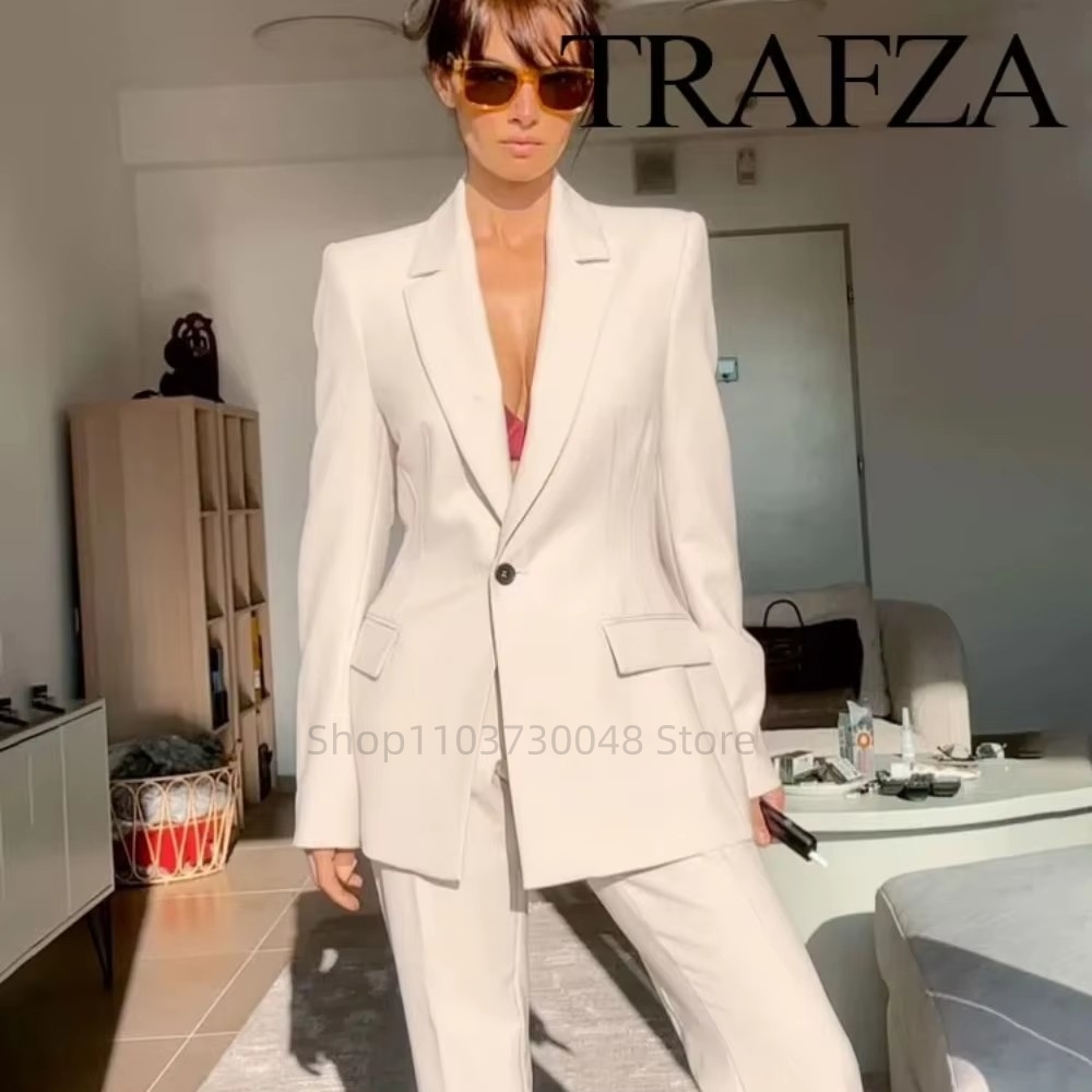 Fashion Office Ladies Blazer a - Women'S Formal Wear Pants Suit review and price